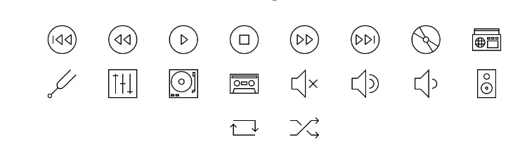 Free Music Icons