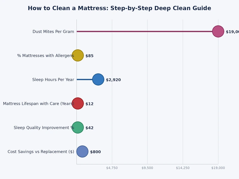 mattress cleaning frequency and effort level by task type chart