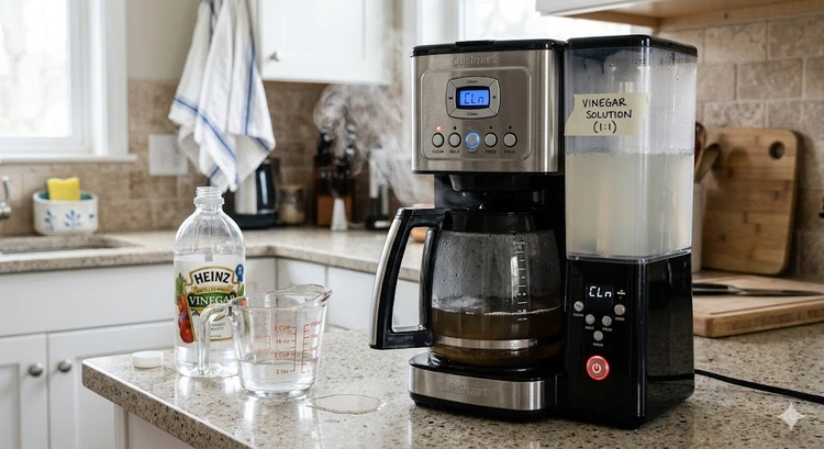 How to Descale a Coffee Maker with Vinegar or Descaler