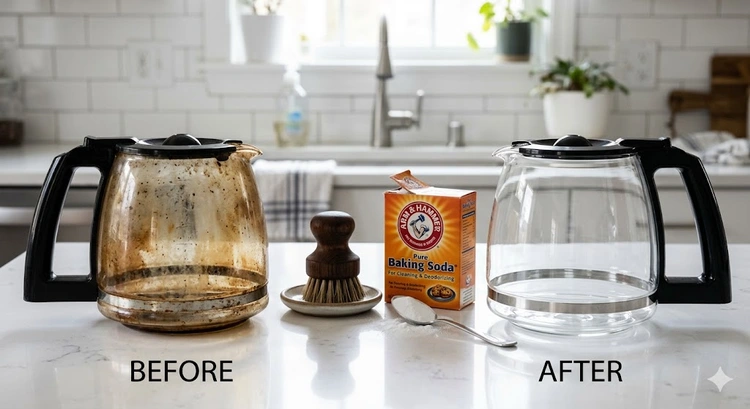How to Remove Coffee Stains from a Coffee Maker Carafe