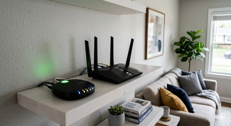 Smart home hub device on a table next to a phone showing do you need a smart home hub comparison