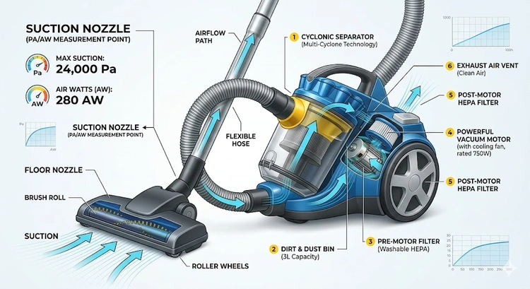 What Vacuum Suction Power Numbers Actually Mean and How to Compare Them