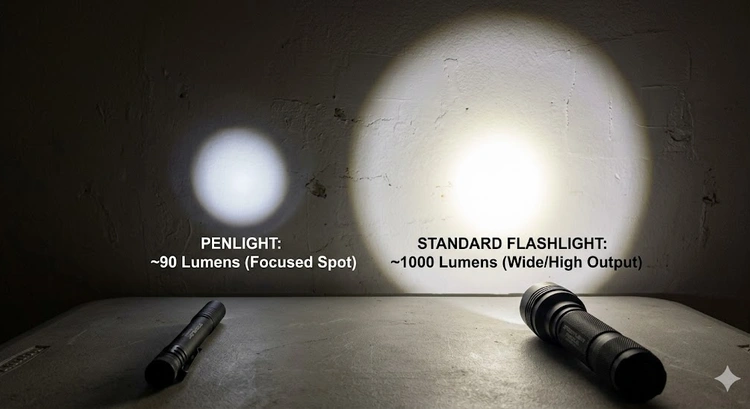 Penlight vs Full-Size Flashlight: Which Is Right for You