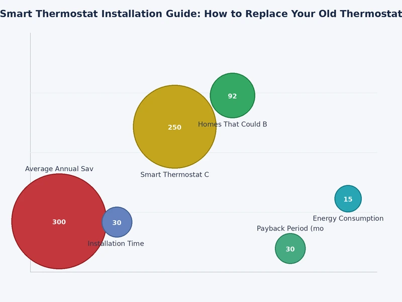 Bar chart comparing estimated annual HVAC energy savings across four major smart thermostat platforms