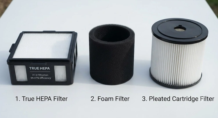Vacuum Filter Types Explained: HEPA, Foam, and Pleated