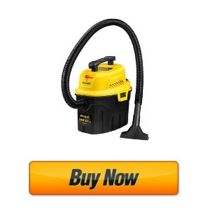 Stanley 3 Gallon Wet Dry Vacuum, 3 Peak HP Poly 2 In 1 Shop Vac