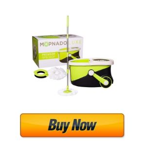 Mopnado Stainless Steel Deluxe Rolling Spin Mop