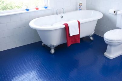 Waterproof Rubber Flooring For Bathrooms